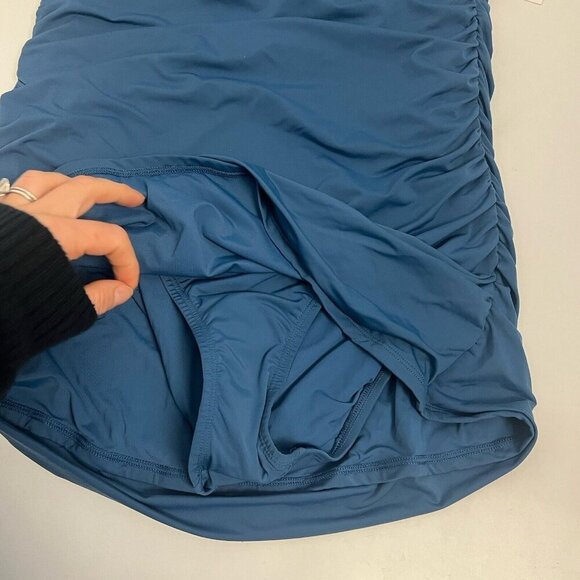 NEW NWT Jantzen one 1 pc swim suit swim dress US 10 lined TUMMY CONTROL padded - Picture 6 of 10